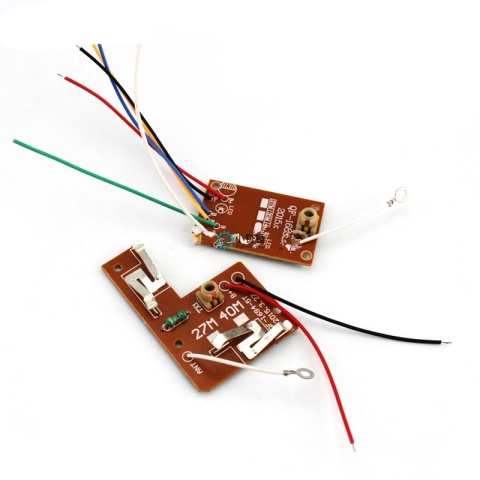 SNRM12 13 四通遥控器 40MHZ 遥控装置 遥控车玩具配件 发射板接收板天线