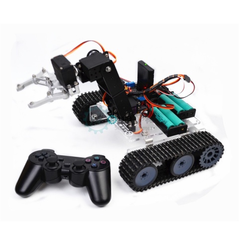 遥控机器人arduino亚克力坦克机械臂 DIY 智能拼装套件