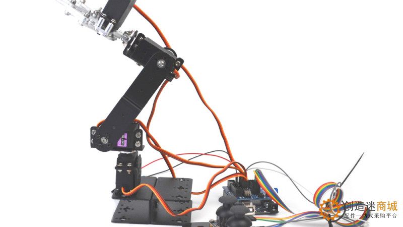 SNAR23 四自由度机械臂机器人arduino视频演示完整版