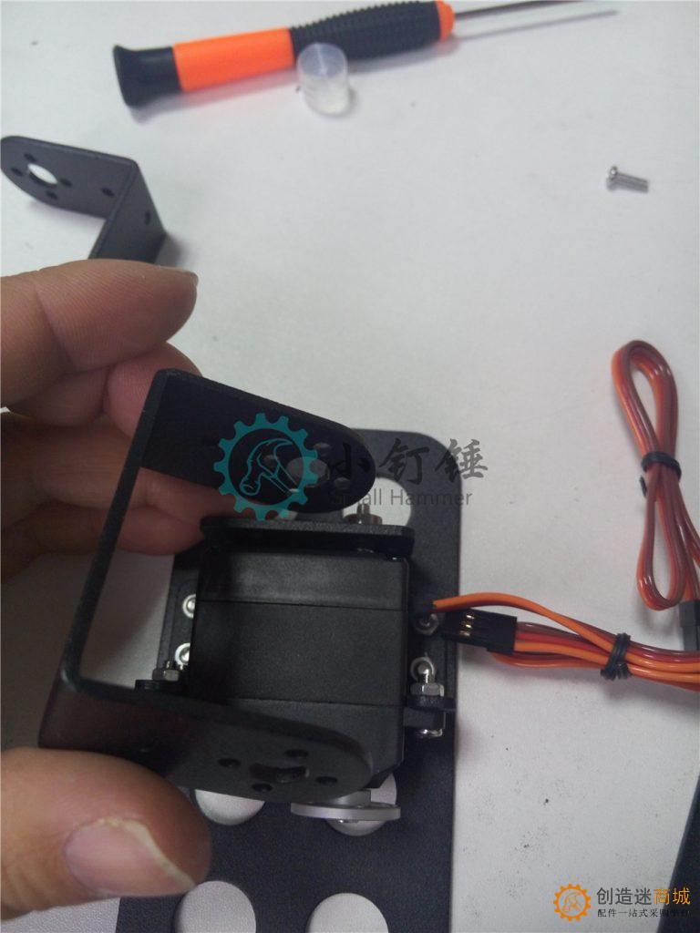 SNAM3100 8自由度 人形机器人不带舵机安装教程