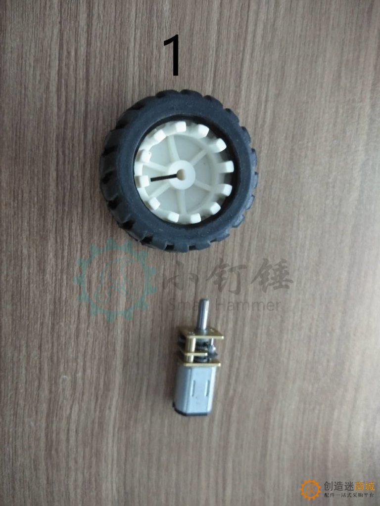 SNC130 N20亚克力小车底盘安装教程