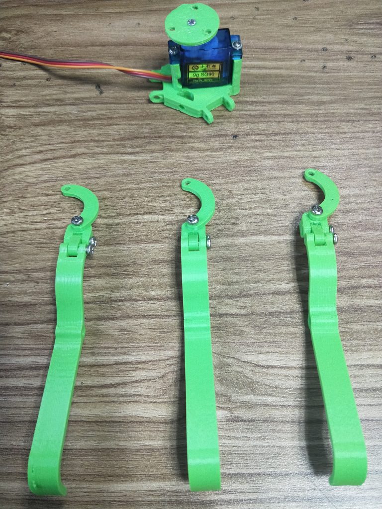 教程：3D4  3D打印三指爪带舵机