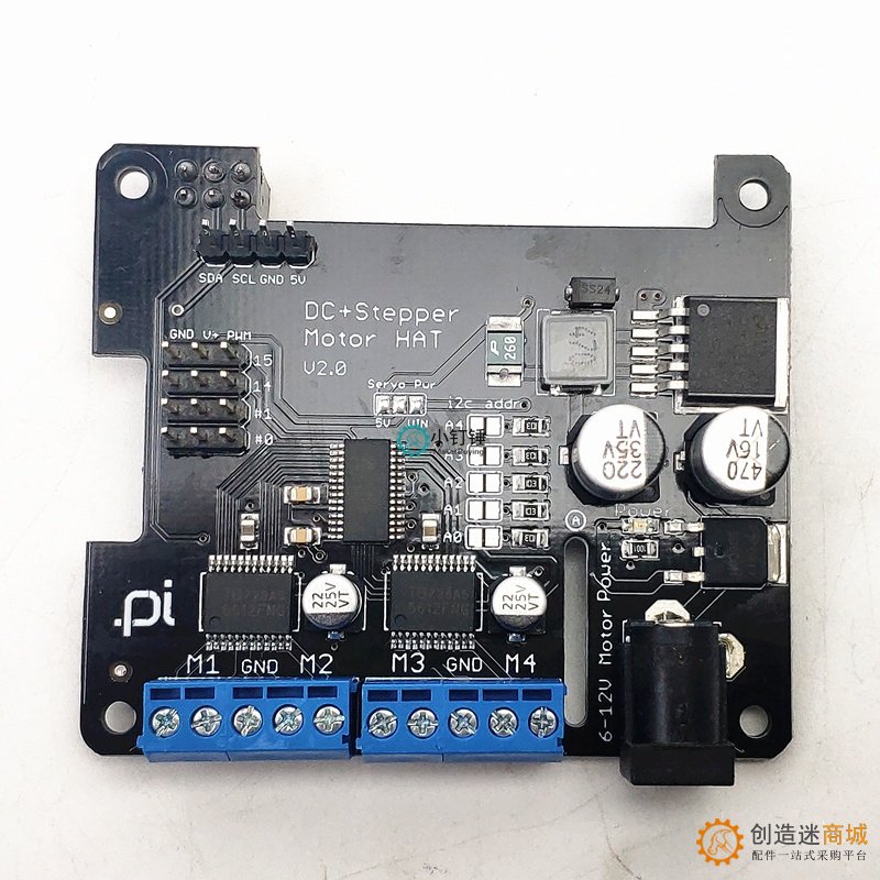 SNA105 树莓派3扩展板RaspberryPi HAT树莓派电机驱动板