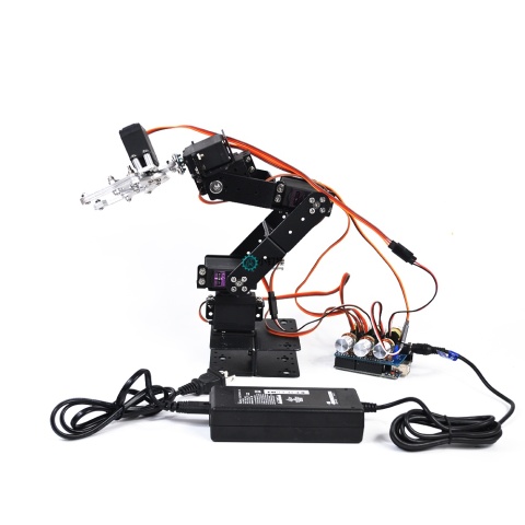 SNAM6500 六自由度机械臂arduino套装电位器旋钮控制mg996舵机