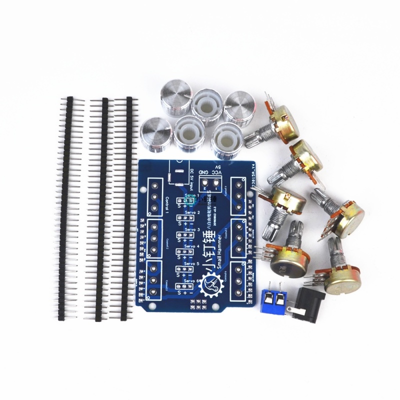 SNA151 SNAM159 六自由度机械臂舵机电位器旋钮控制板arduino 扩展板