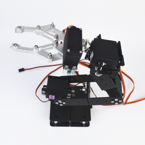 SNAM6500 六自由度机械臂arduino套装电位器旋钮控制mg996舵机