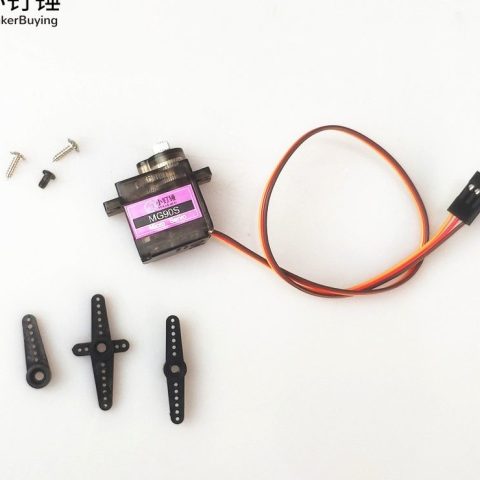0034 小钉锤mg90舵机SN483 金属齿轮舵机 9g尺寸 SG90升级版 15g倾斜舵机 伺服器