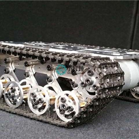 SN2700 铝合金坦克底盘 履带车 机器人底盘 环球减震 金属 智能 悬挂