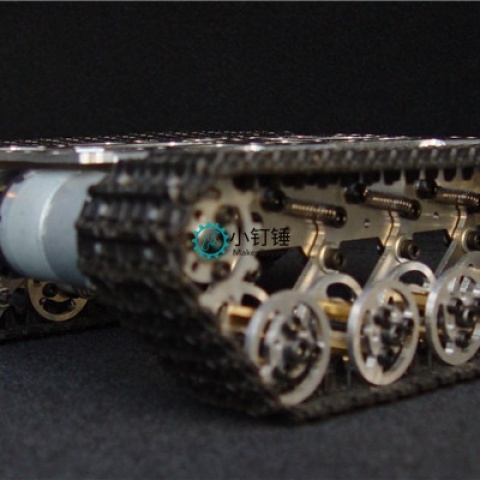 SN2700 铝合金坦克底盘 履带车 机器人底盘 环球减震 金属 智能 悬挂