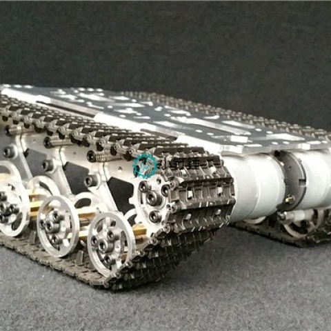 SN2700 铝合金坦克底盘 履带车 机器人底盘 环球减震 金属 智能 悬挂