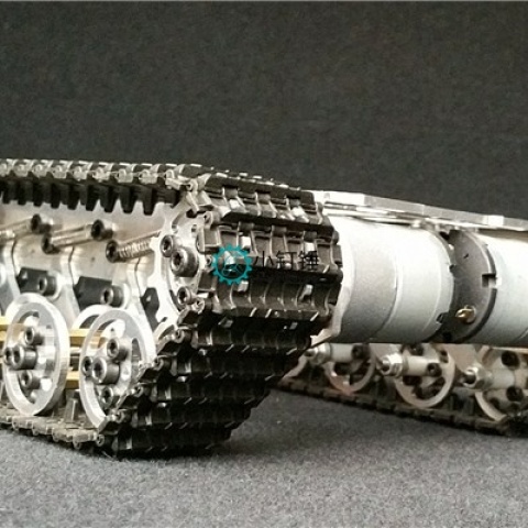 SN2700 铝合金坦克底盘 履带车 机器人底盘 环球减震 金属 智能 悬挂