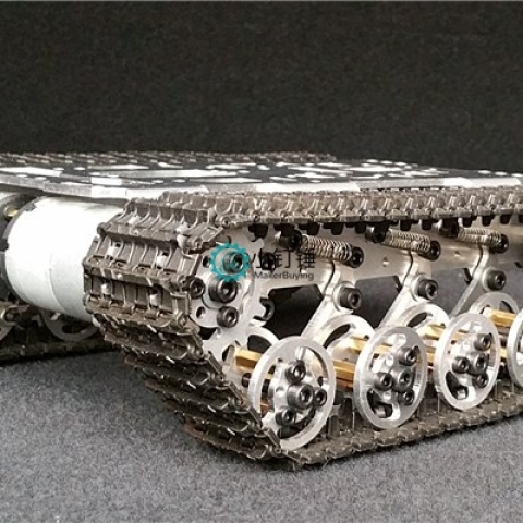 SN2700 铝合金坦克底盘 履带车 机器人底盘 环球减震 金属 智能 悬挂