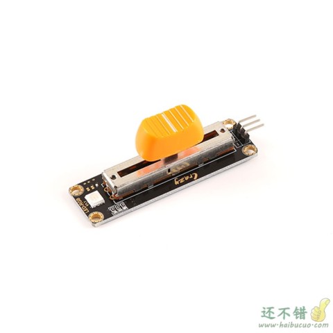 滑杆传感器模块 Arduino电子积木 10K滑动电位器103 模拟信号输出