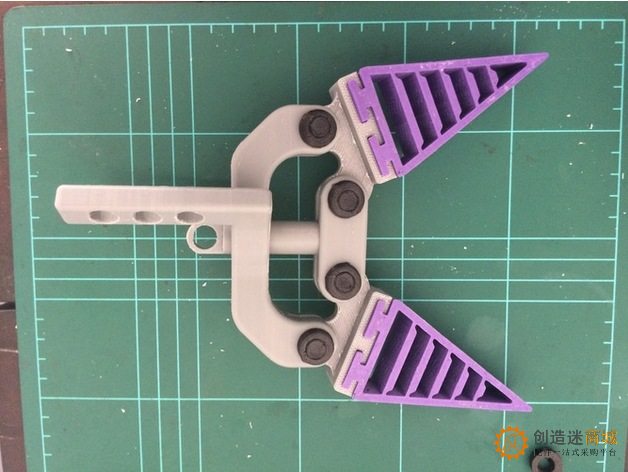 Fin Gripper (Robotic/Prosthetic Hybrid) - Mark VI手动3D打印柔性抓图纸模型STL下载