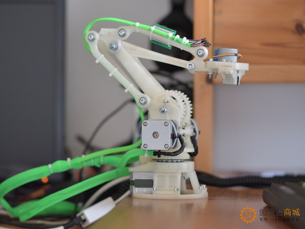 四轴步进电机机械臂3d打印图纸