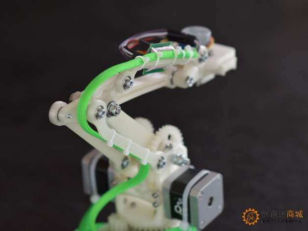 四轴步进电机机械臂3d打印图纸