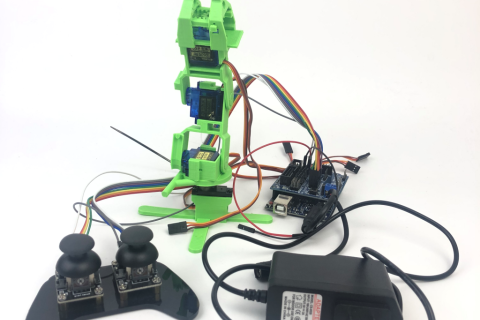 SNAM6000 遥控3D打印四自由度遥控机械臂说明书源代码