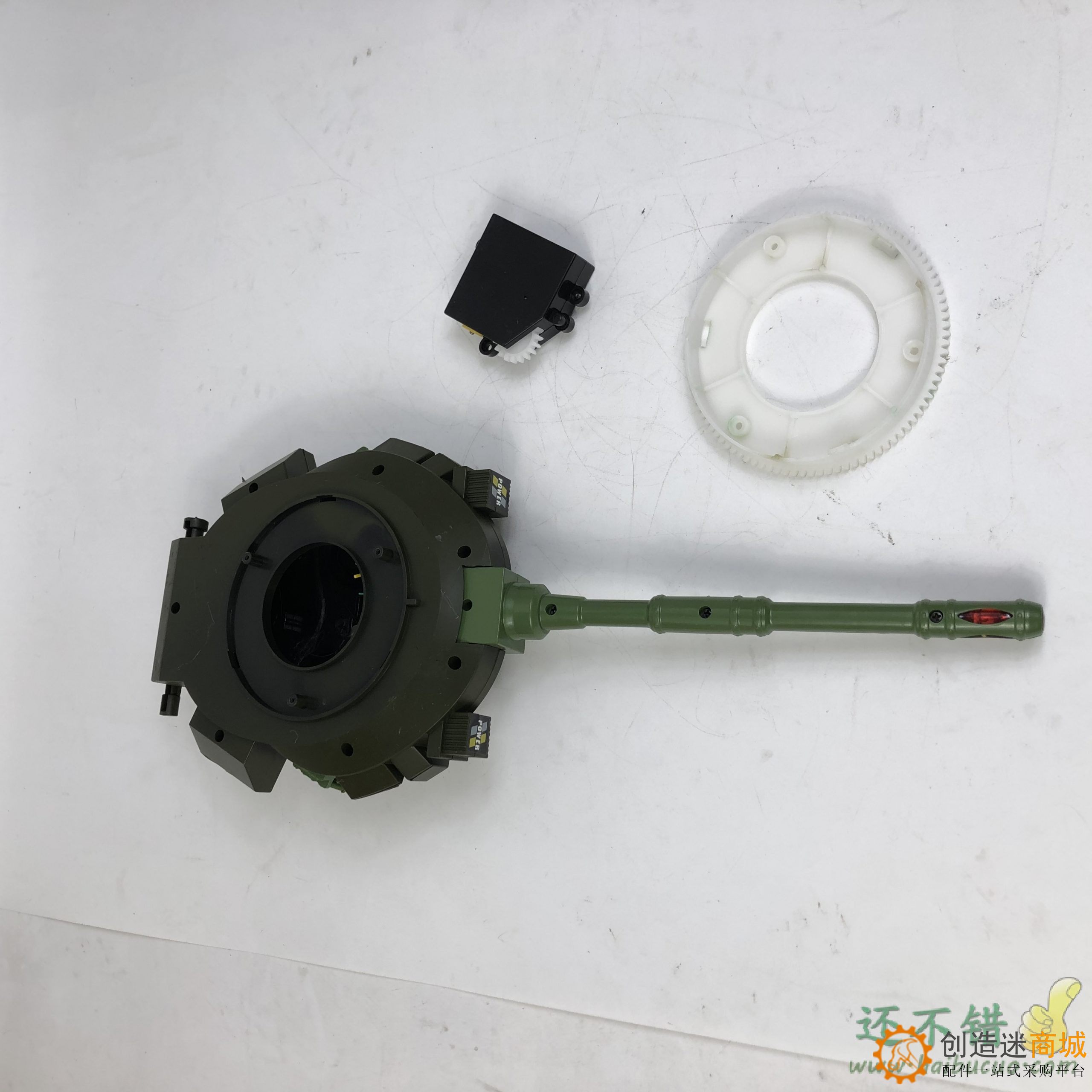 坦克炮塔发射SN4300 SN4000的绿色黄色拆卸