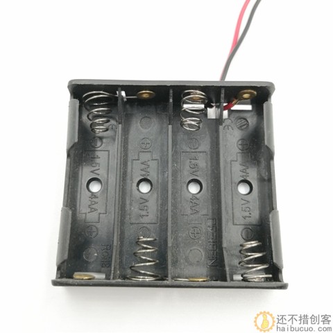 6v五号电池盒 四节五号 电池盒5221插头版 Arduino Uno 供电专用