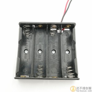 6v五号电池盒 四节五号 电池盒5221插头版 Arduino Uno 供电专用