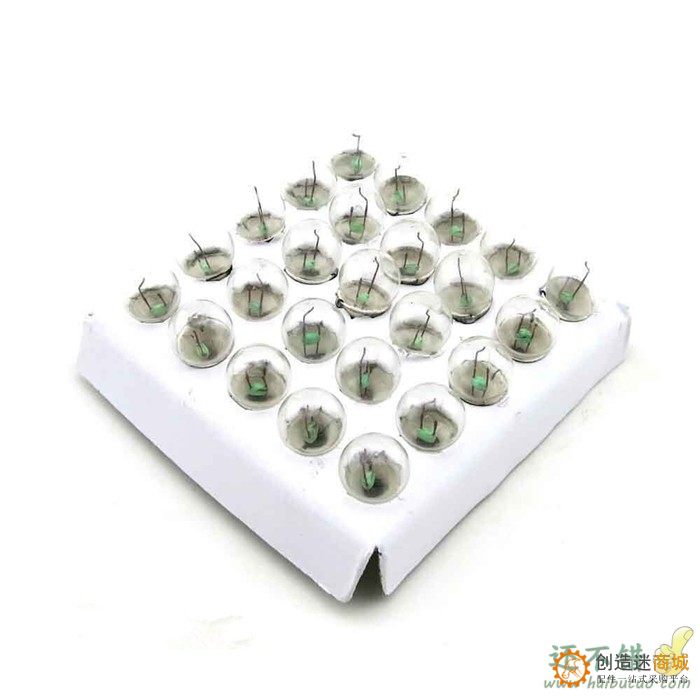 2.5V 3V 3.8V 6V圆头小电灯泡 用电珠 科技小制作物理实验器材DIY