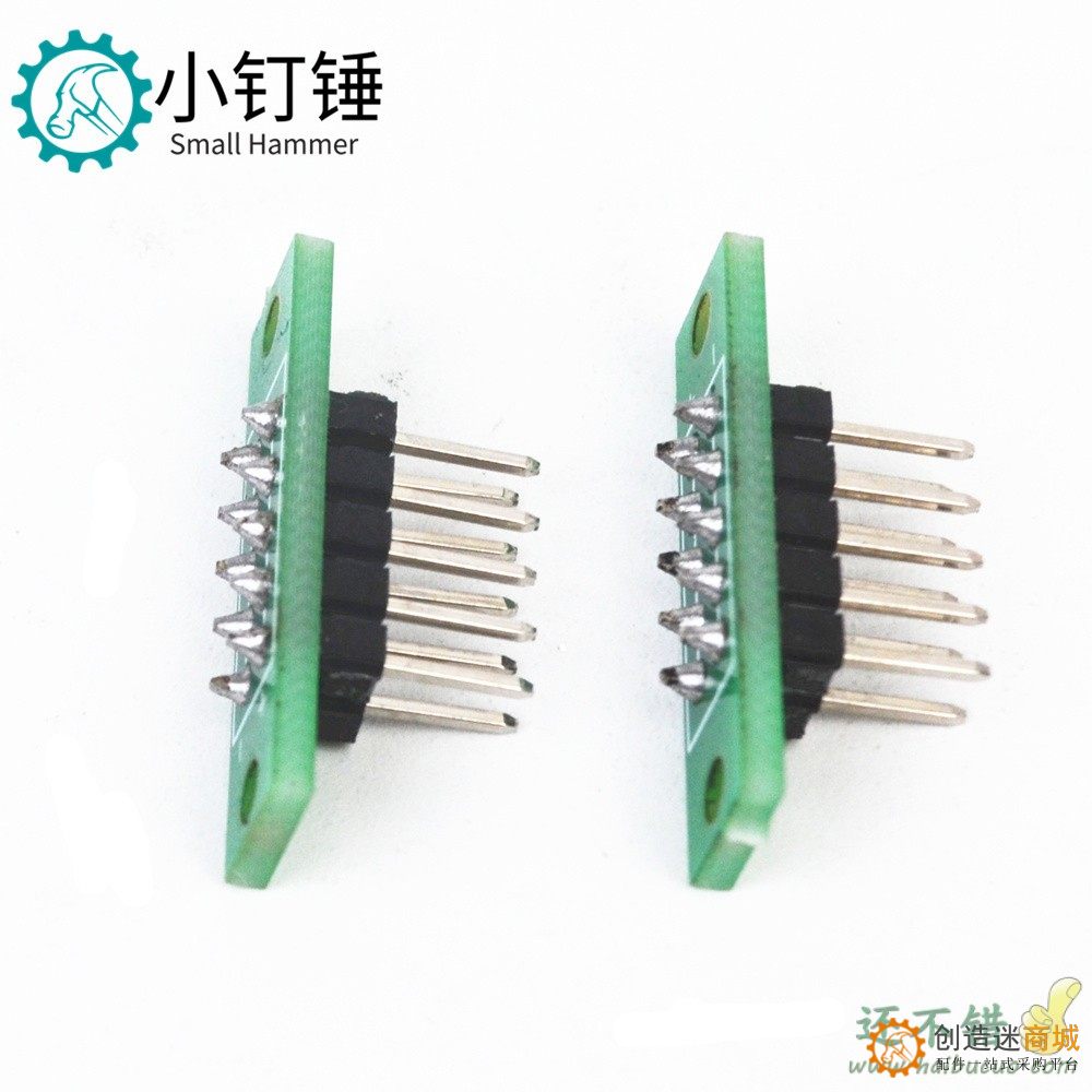 杜邦接线座 排针座 杜邦间距2.54mm 线转接板2排*5p针分线排针板