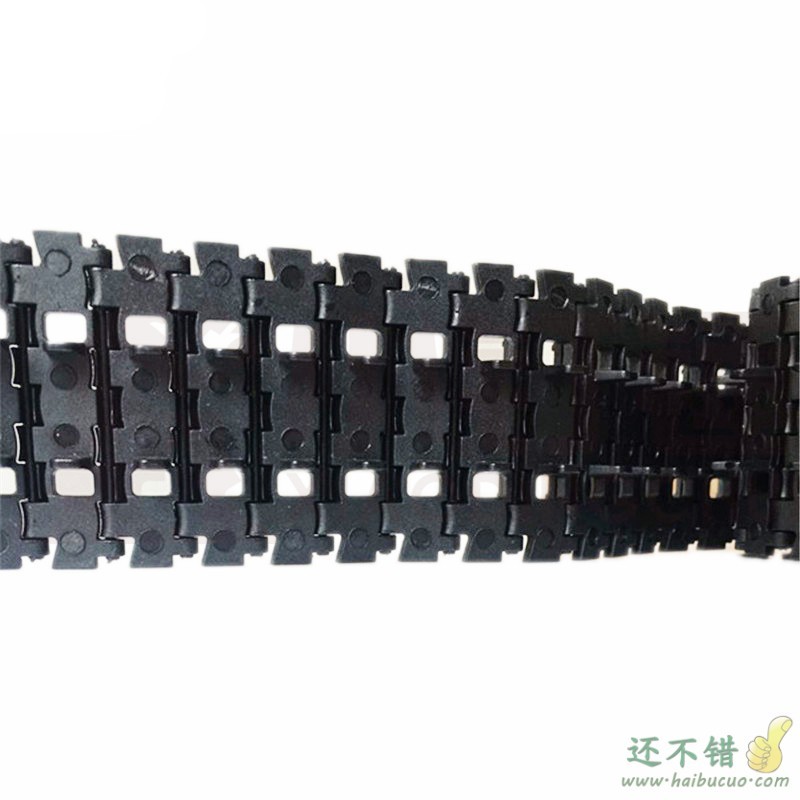 恒龙黑豹履带一条DIY减震坦克塑料履带 智能车履带链条机器人