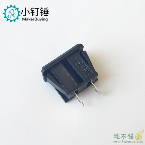 全铜SP-864 两芯AC交流电源插座2孔母座250V/10A