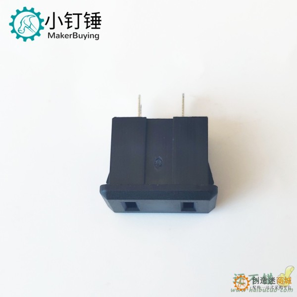 全铜SP-864 两芯AC交流电源插座2孔母座250V/10A