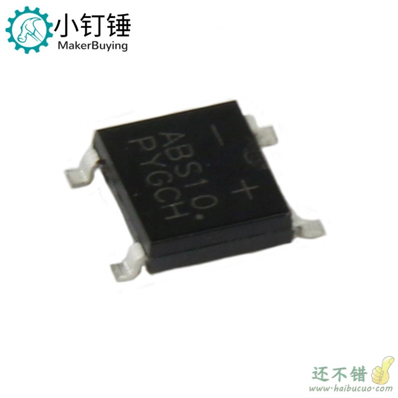 原装全新 ABS10 贴片SOP-4 1A 1000V 桥式整流器 整流桥堆 桥堆