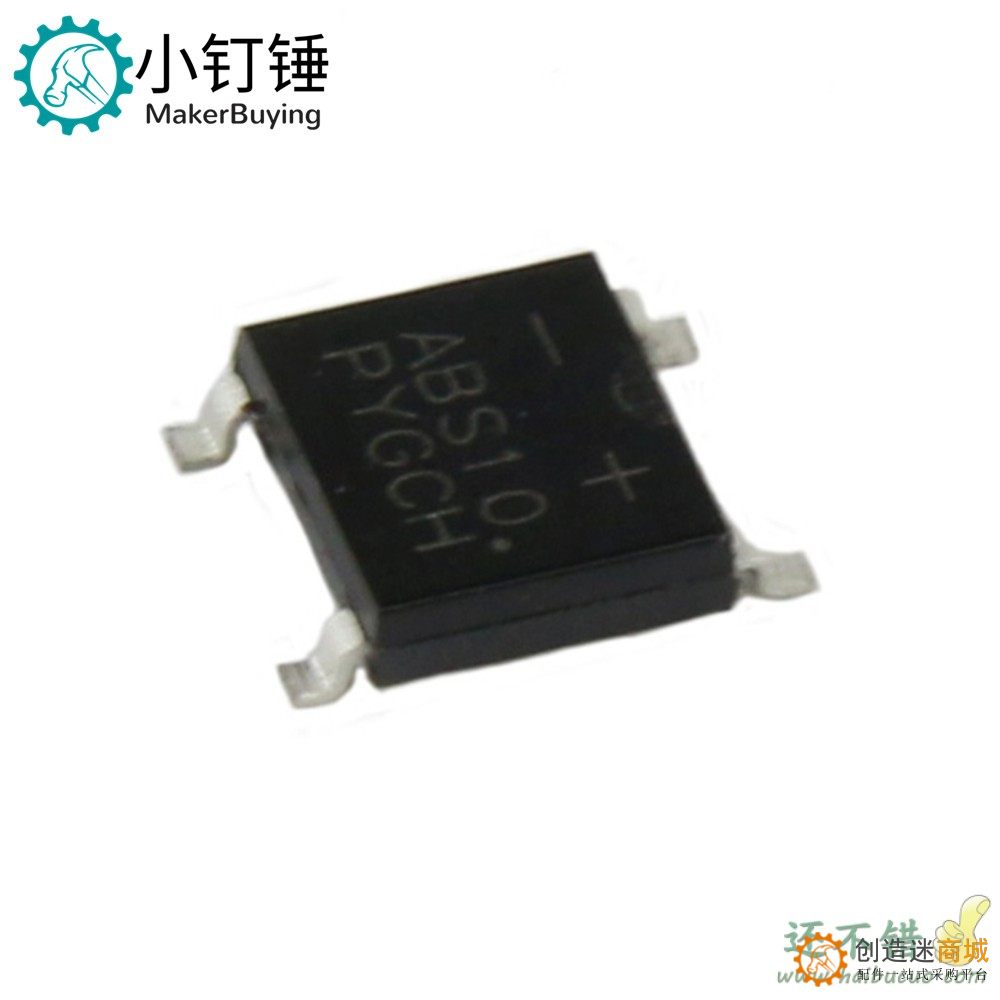 原装全新 ABS10 贴片SOP-4 1A 1000V 桥式整流器 整流桥堆 桥堆