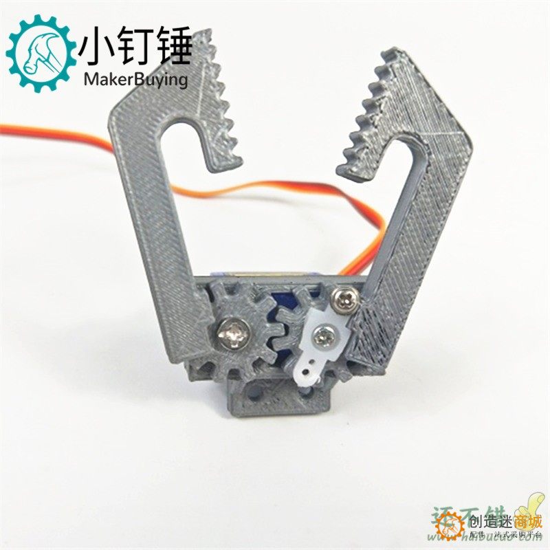 3D打印sg90小夹子爪子机械抓机器人创客 SNM2300 机械手夹持器