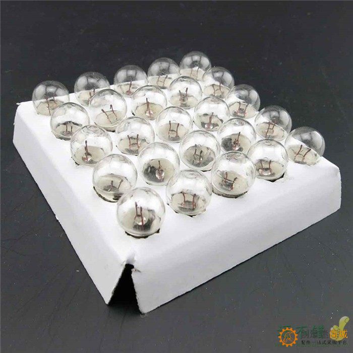 2.5V 3V 3.8V 6V圆头小电灯泡 用电珠 科技小制作物理实验器材DIY