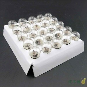 2.5V 3V 3.8V 6V圆头小电灯泡 用电珠 科技小制作物理实验器材DIY