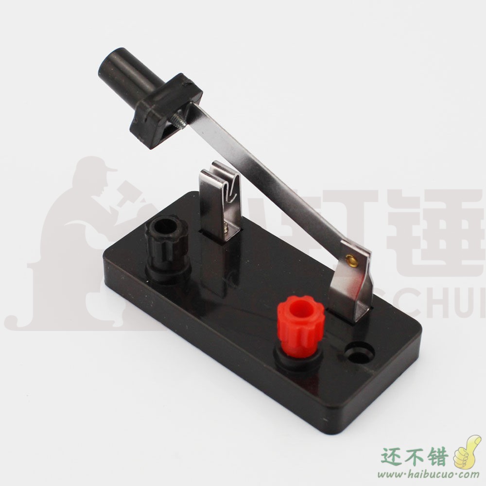 单闸刀开关 科学实验玩具 物理电路教学仪器 科技小制作 电子实验