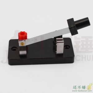 单闸刀开关 科学实验玩具 物理电路教学仪器 科技小制作 电子实验