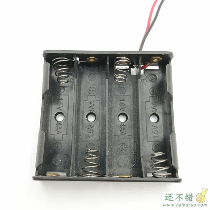 6v五号电池盒 四节五号 电池盒5221插头版 Arduino Uno 供电专用