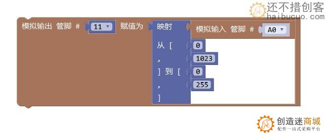 1.5 PWM调控灯光亮度实验Mixly