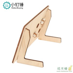齿轮加速减速演示传动装置科学实验DIY手工制作儿童木质拼装模型