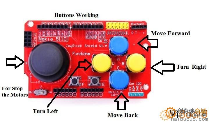 5.2 Arduino+L298N+NRF24L01+ joystick机器人制作小车