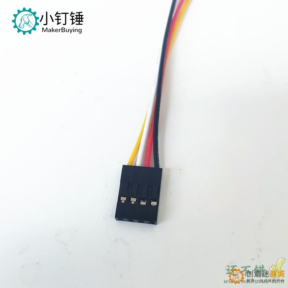 杜邦2.54mm彩排线长20CM 双头母对母测试线4P端子线电子线连接线