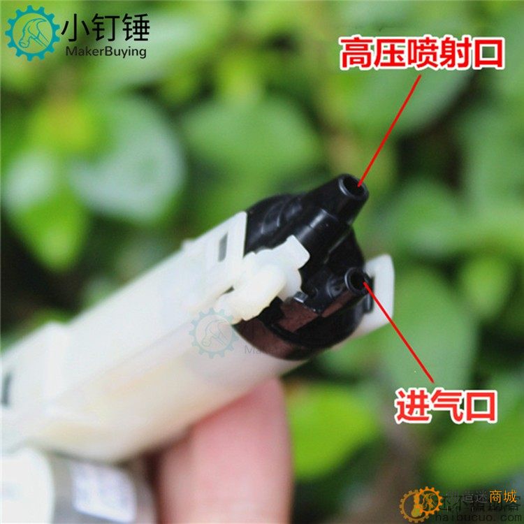 微型高压气体喷射水泵 高压脉冲式清洗泵 活塞气泵 蠕动泵DC3.7V