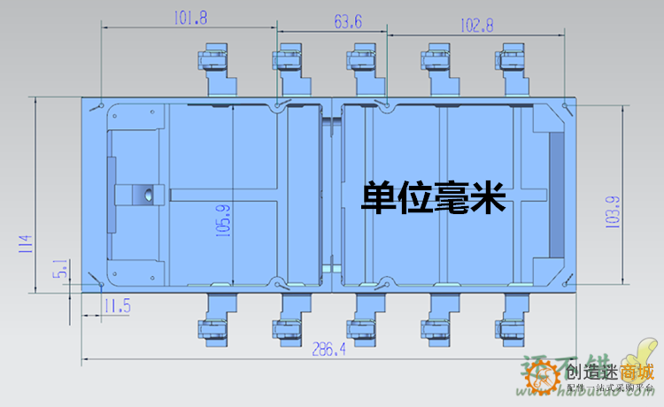 履带式坦克底盘减震悬挂diy自制智能小车升级配件3d打印制作