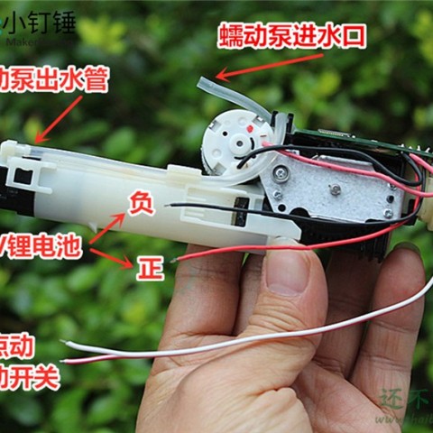 微型高压气体喷射水泵 高压脉冲式清洗泵 活塞气泵 蠕动泵DC3.7V