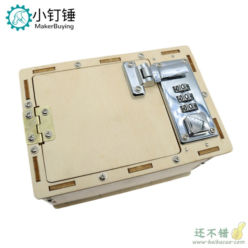 DIY手工机械密码箱保险柜科技小发明小学生创新作品科学实验教学