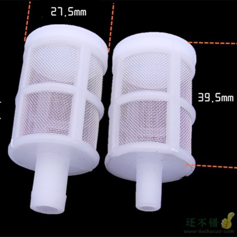 7/10mm水泵过滤网385水泵365抽水机洗车过滤电动喷雾器吸水管滤头