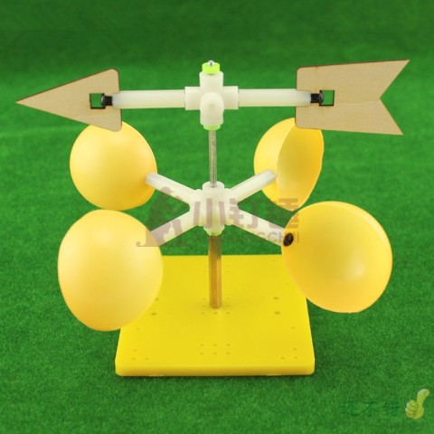 风向标实验套件 风力风向检测科学实验模型 中学生DIY科技小发明