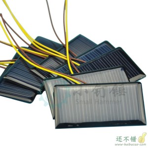 太阳能滴胶板 多晶太阳能电池板 5V 60MA 太阳能DIY用充电池片