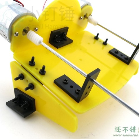 DIY双动力螺旋桨 遥控船 科技模型材料 配件手工制作遥控船套件