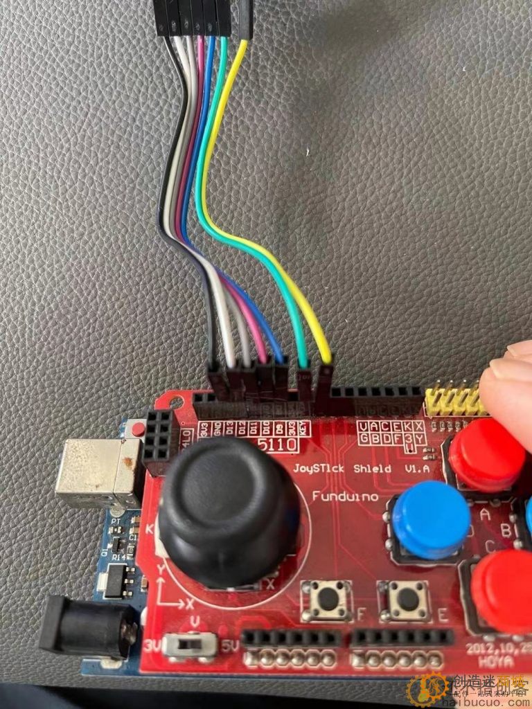 5.3 Arduino贪吃蛇游戏机 uno+LCD5110+joystick  SNAR53